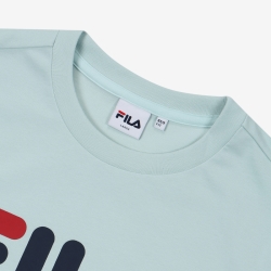 Fila Linear Logo Férfi T-shirt Világos Menta | HU-24945